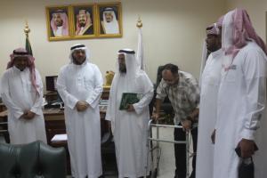 Dean of Jamoum University College Honors Affiliates of Chemistry Department